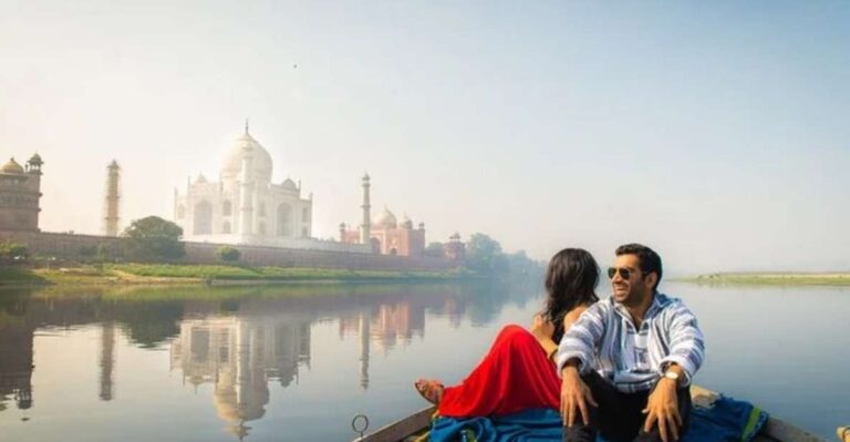 From Delhi: Same Day Taj Mahal & Agra Tour With Boat Ride