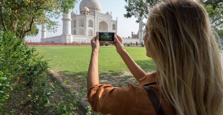 From Delhi: Taj Mahal and Agra Fort Day Trip With Transfer