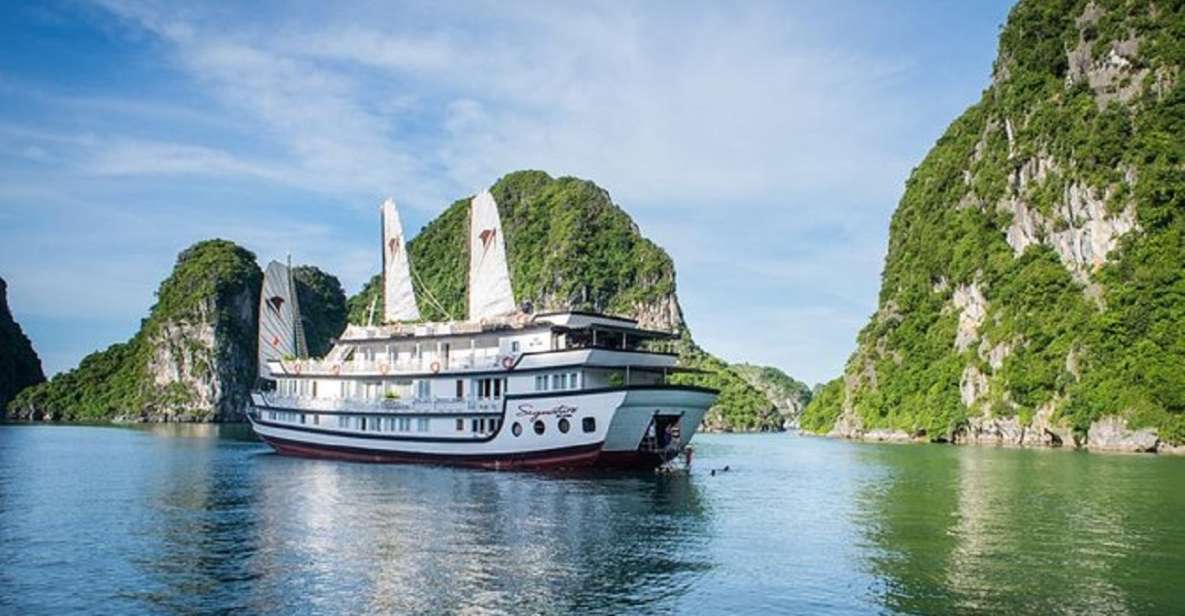 From Hanoi: 2-Day Bai Tu Long Bay Luxury Cruise With Jacuzzi - Detailed Itinerary