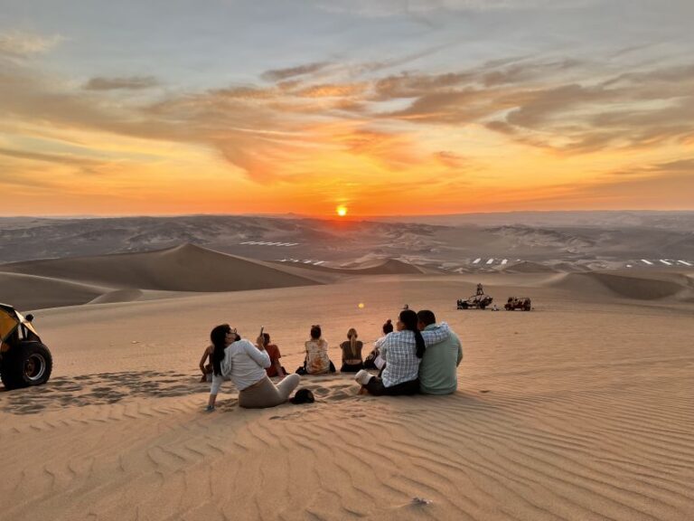 From Ica or Huacachina: Dune Buggy at Sunset & Sandboarding