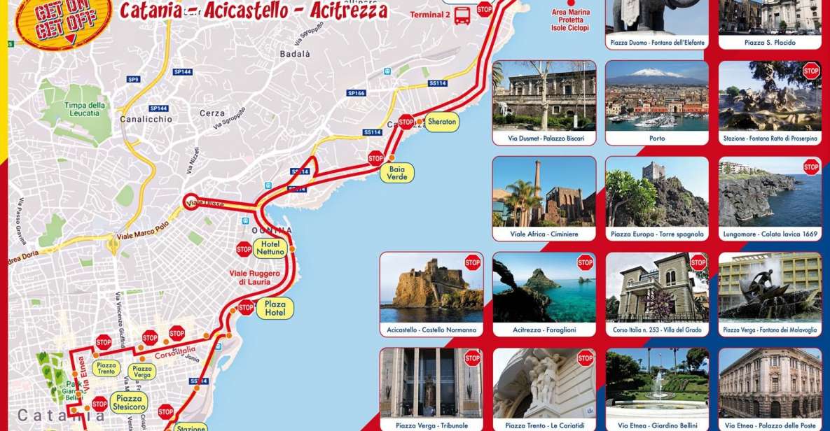 Hop on Hop off Bus Catania-Aci Castello-Aci Trezza - Customer Ratings and Feedback