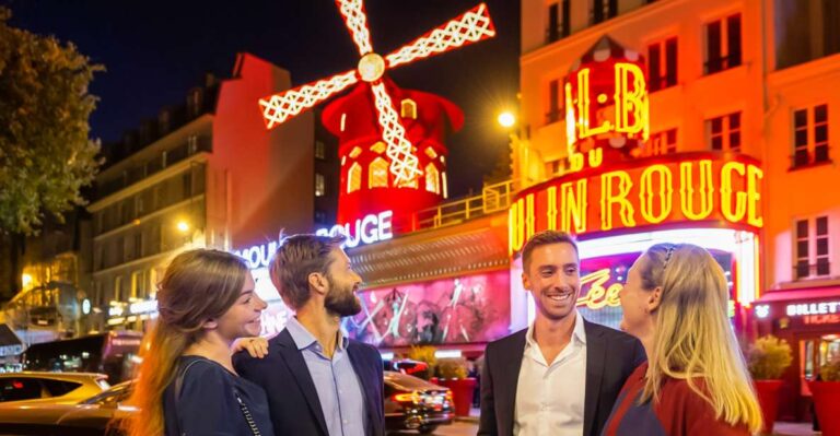 Paris: Evening Sightseeing Tour and Moulin Rouge Show