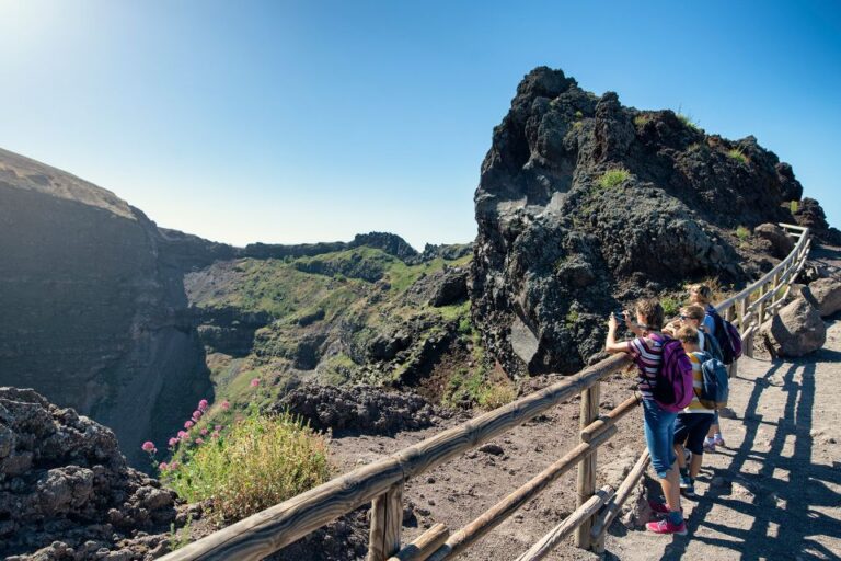 Pompeii: Transfer to Mount Vesuvius Crater With Ticket