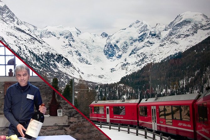 PRIVATE Bernina Train, Sankt Moritz & Wines Guided Tour From Lake Como or Milan - Itinerary Highlights