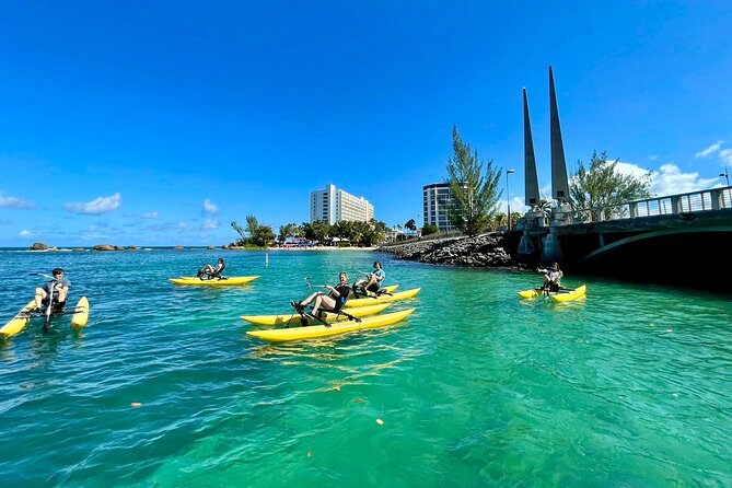 Private Water Bike in Condado Lagoon, San Juan