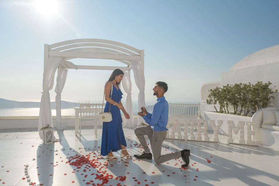 Proposal Photoshoot Santorini - Overview of Proposal Photoshoot