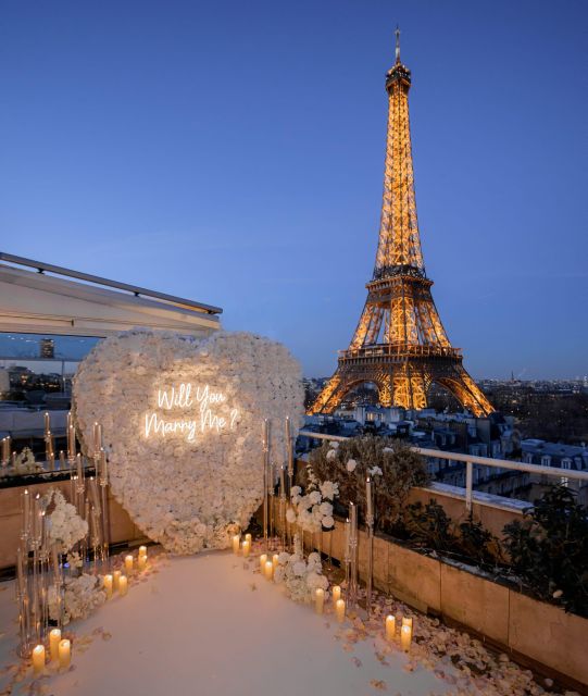 Romantic Eiffel Proposal on Enchanted Private Terrace - Overview of the Proposal Experience