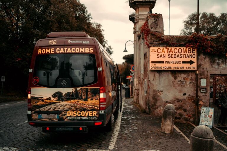 Rome: Catacombs Guided Tour With Entry Ticket and Transfer