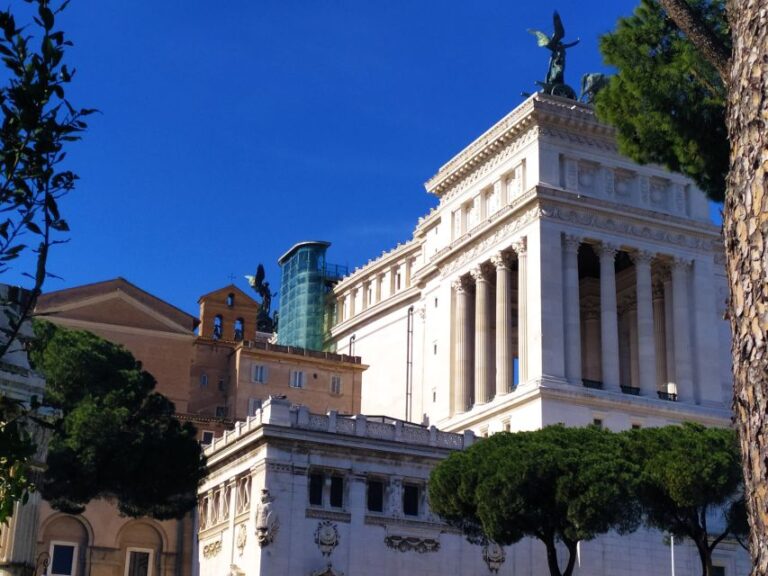 Rome: Panoramic Glass Elevator Ticket With Audio App