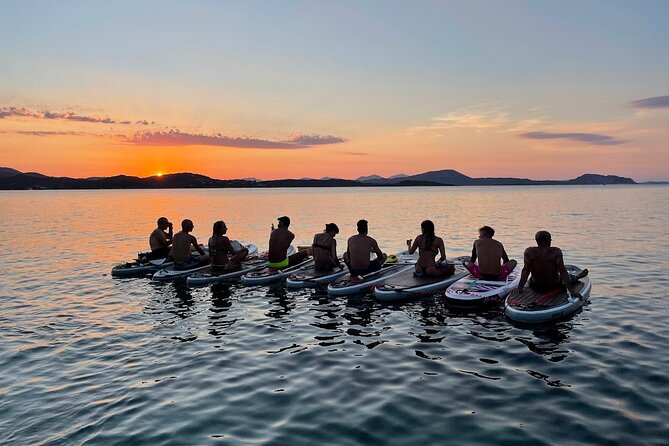 SUP Tour Experience Sunrise or Sunset Breakfast or Aperitif Olbia