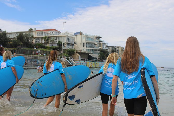 Surfing Lessons on Sydneys Bondi Beach