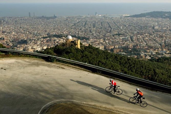 The Hills Around Barcelona by Roadbike, Private Tour. Pick Up/Drop off Included. - Tour Overview