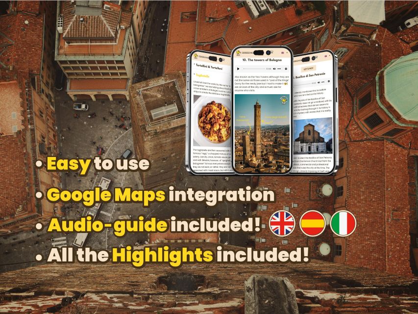 Bologna: Digital Guide Made by a Local for Your Walking Tour - Key Experience Highlights