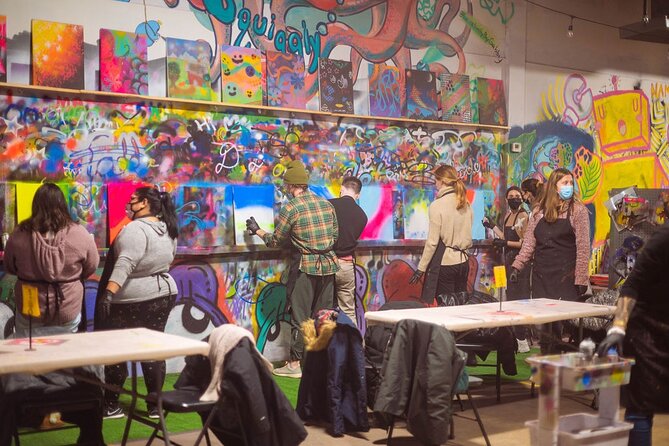 BYOB Spray Paint N Sip at Studio W.I.P. Chicago - Location and Duration