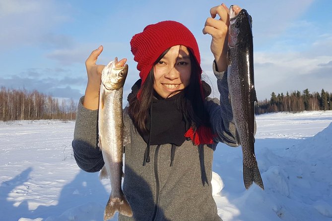 Fairbanks Ice Fishing Expedition in a Heated Cabin With Fish Cookout - Amenities and Inclusions