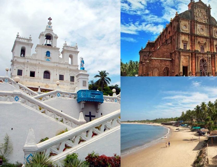 Goa: Baga Beach & The Basilica of Bom Jesus Highlights Tour - Key Attractions