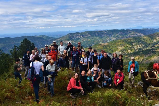 Jeep Safari Berat Hiking Caravan Mule in Tomori Holy Mount - Mule Ride to Mount Tomorr