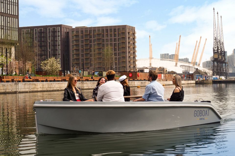 London: Goboat Rental in Canary Wharf With London Docklands - Pricing Details