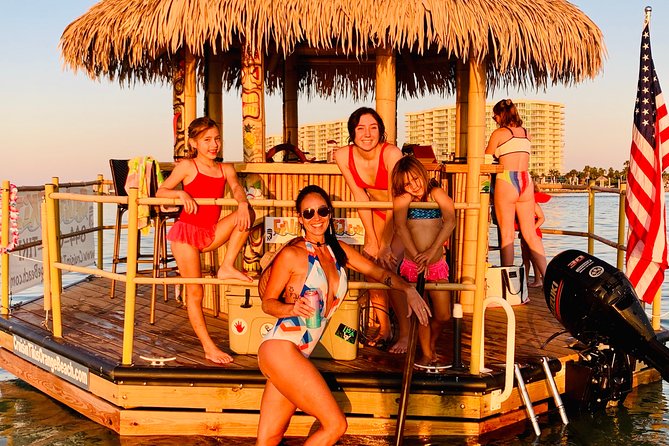 Orange Beach 90-Minute Sunset Cruise on a Tiki Bar - Amenities on Board