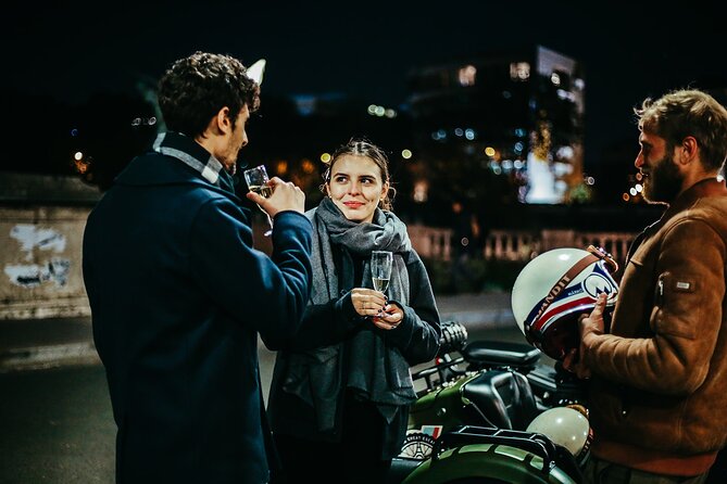 Paris Romantic & Private Tour By Night on a Sidecar Ural - Iconic Landmarks Visited