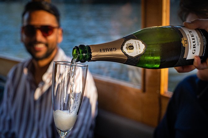 Private Boat Tour: Champagne Canal Cruise in Amsterdam - Included Amenities