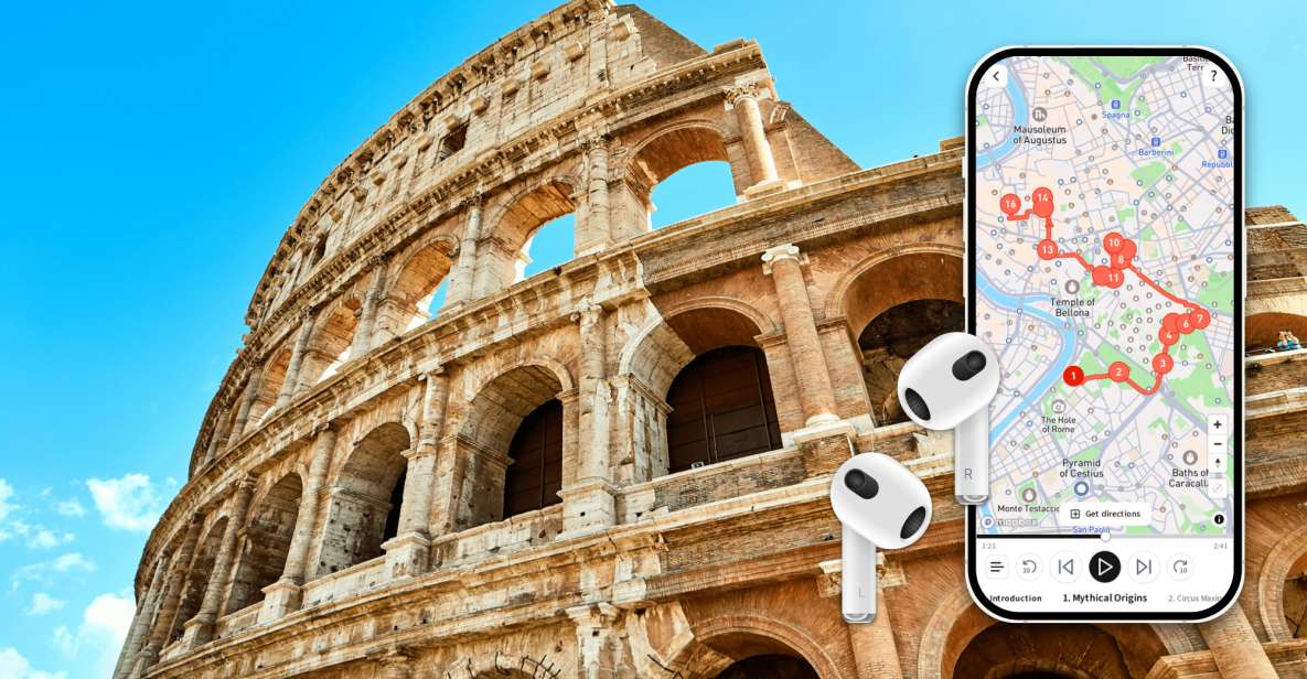 Rome: Ancient Roman Highlights Self-Guided Audio Tour - Features of the Audio Tour