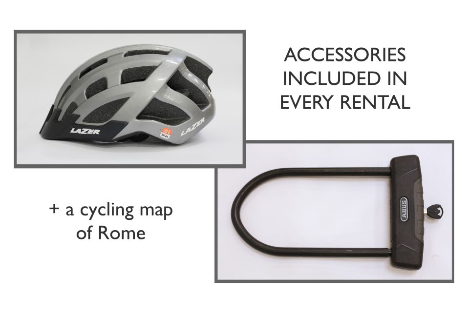 Rome: E-Bike Rental With Helmet and U-Lock - E-Bike Model Overview