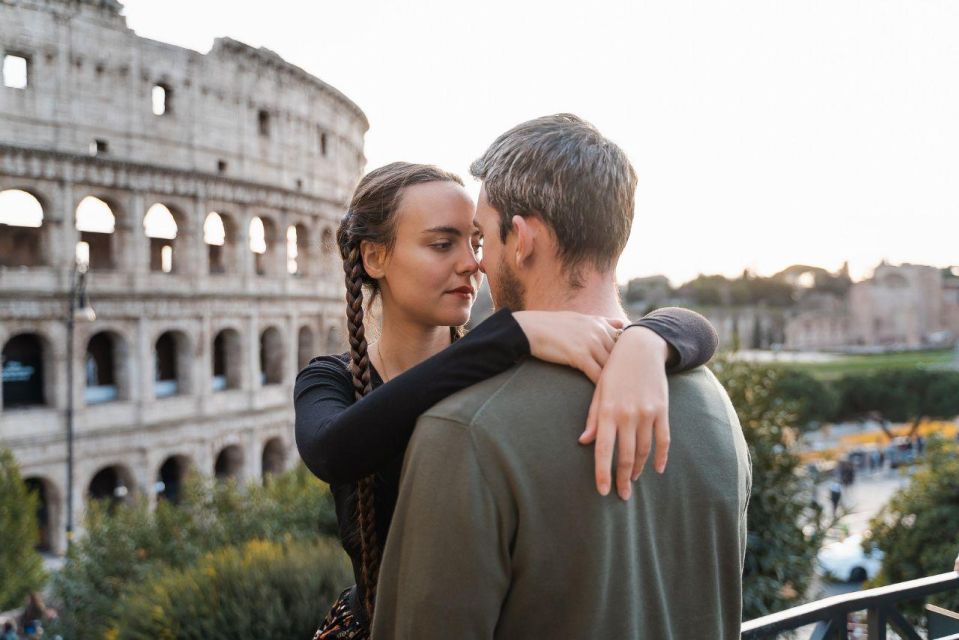 Rome: Romantic Couple Photoshoot Experience at the Colosseum - Professional Photography Services