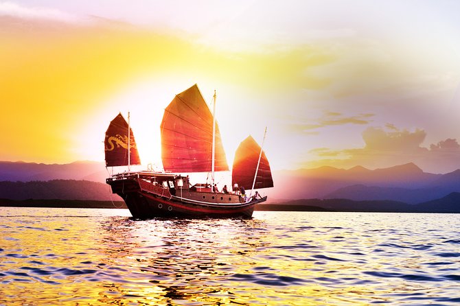 Shaolin Sunset Sailing Aboard Authentic Chinese Junk Boat - Scenic Views and Atmosphere