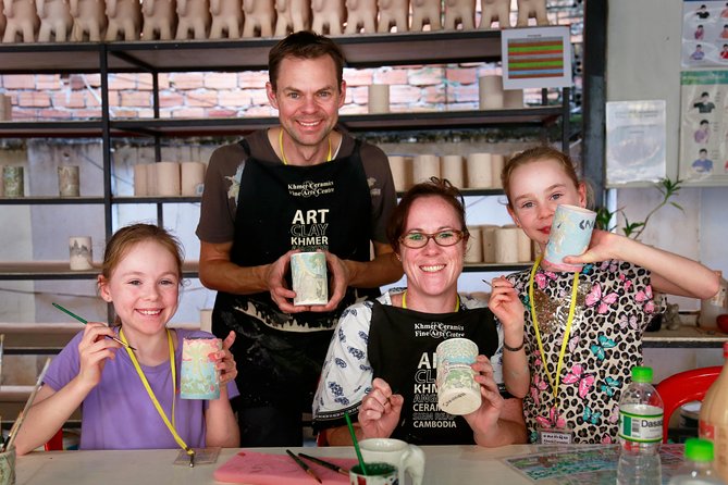 Siem Reap Pottery Making and Draw 3 Mugs. - Whats Included in the Experience