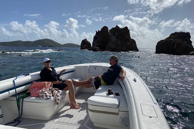 St Thomas Full-Day Boat Rental 37 Intrepid Powerboat - Included Amenities and Services