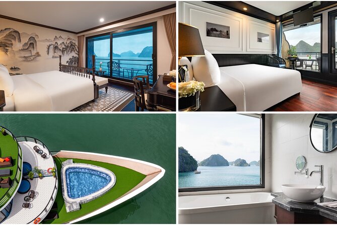 2D1N Halong Bay On 5-Star Cruise, Private Bathtub, Balcony & Pool - Key Points