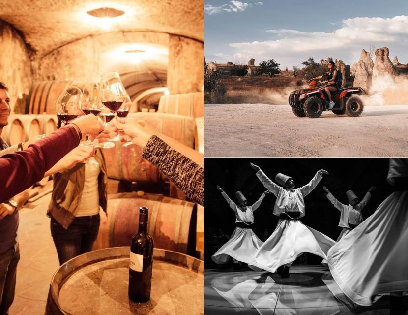 Cappadocia: Combo Tour With Wine Tasting and Adventure Tours - Adventure Tour Options