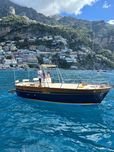 Capri Private Boat Tour Full Day From Sorrento - Boat Details and Amenities