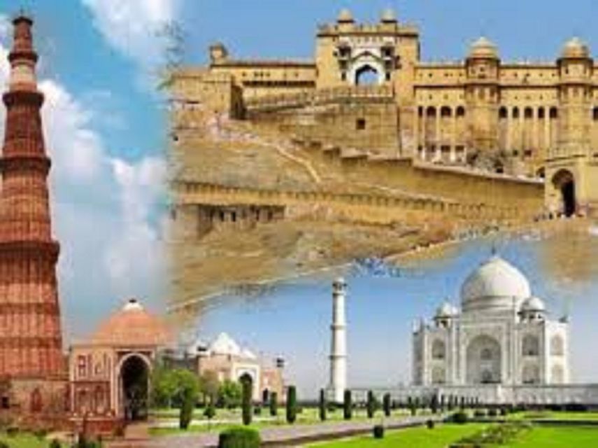 Delhi Agra Jaipur Delhi: Private Tour by Car/02 Person. - Day 1 Highlights