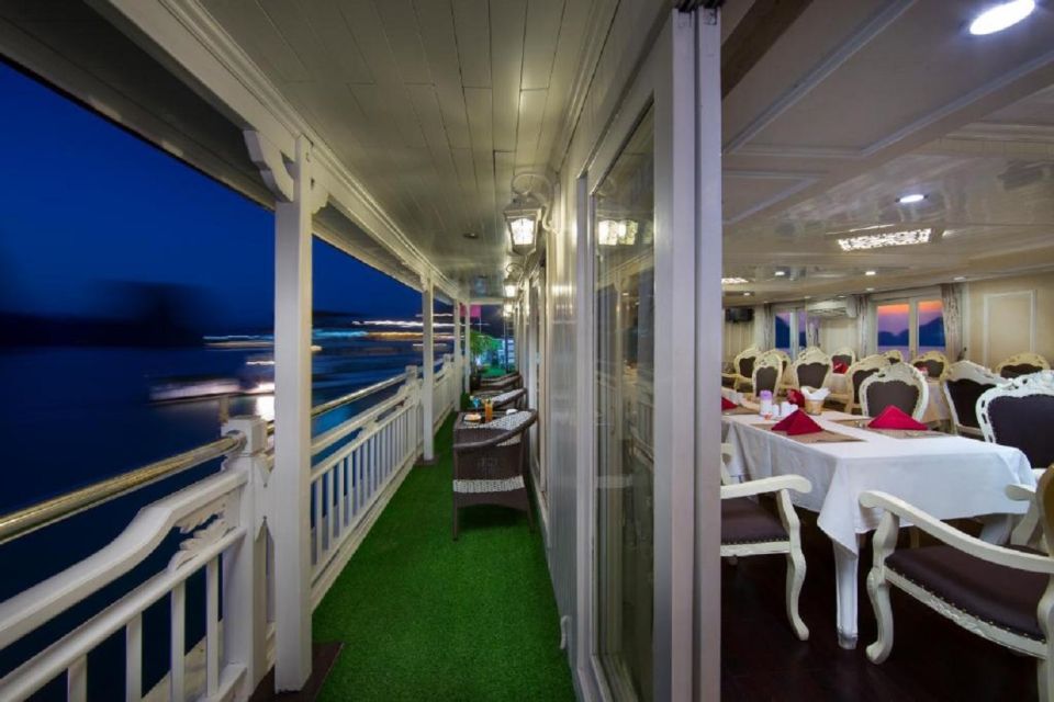 From Hanoi: 2-Day Bai Tu Long Bay Luxury Cruise With Jacuzzi - Onboard Amenities