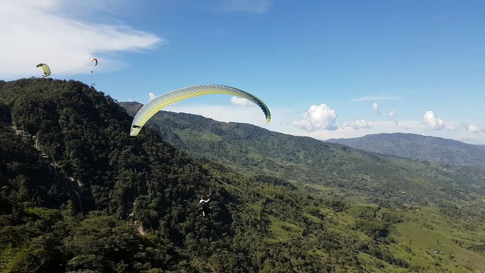 From Medellin: Private Paragliding Tour Over Waterfalls - Scenic Flight Experience