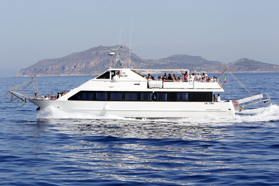 From Trapani: Favignana and Levanzo Boat Trip With Stops - Boat Amenities and Services