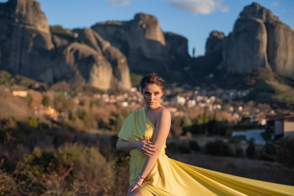 Kalabaka: Meteora Flying Dress Photoshoot - What to Expect During the Shoot