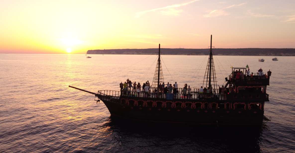 Lampedusa: Sunset Dolphin Sighting on a Pirate Ship - Sunset and Night Swim