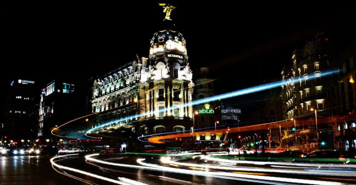 Madrid: Private Guided Night Tour by Car - Included Services