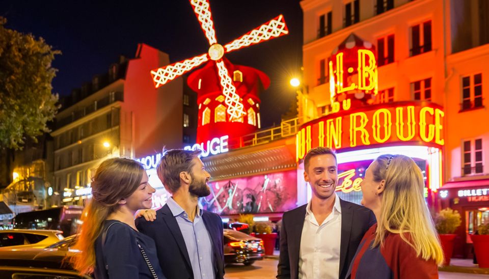 Paris: Evening Sightseeing Tour and Moulin Rouge Show - Inclusions and Logistics