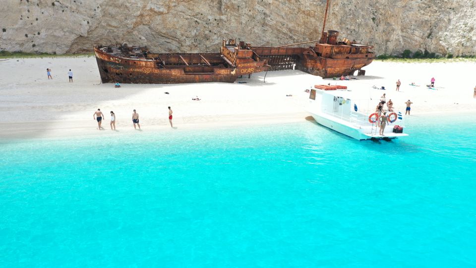 Porto Vromi: Cruise to Navagio, Turtle Island & Keri Caves - Onboard Amenities