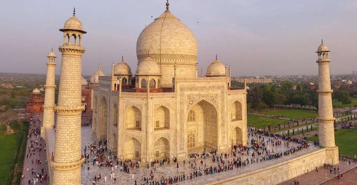 Private Taj Mahal Agra Overnight Tour From Delhi - Day 1 Highlights