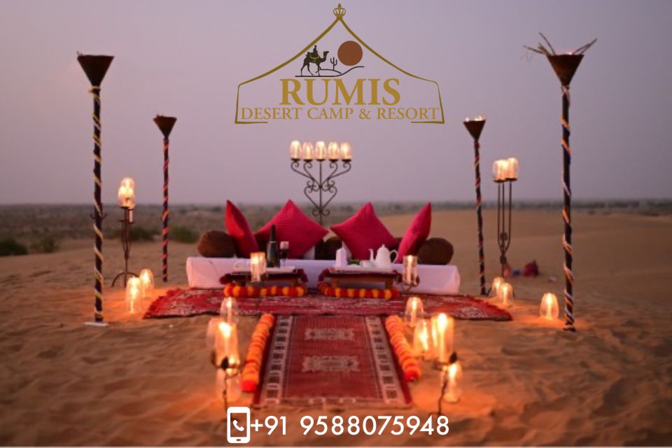 Romantic Night In Desert With Candle Light Dinner - Booking Process