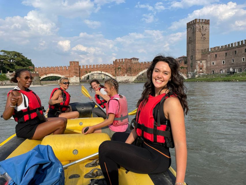 Soft-Rafting at Sunset and Aperitif in Piazza Erbe - Experience Highlights