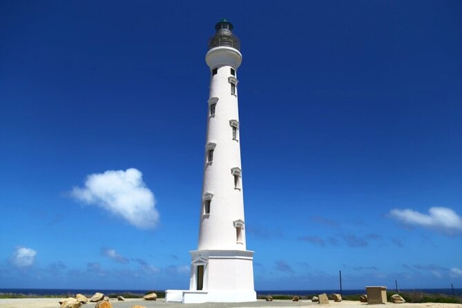 California Lighthouse Observatory Entrance in Aruba - Dining Options Nearby