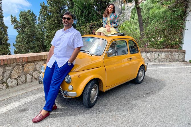 Dolce Vita Vintage Photo Experience With Yellow Fiat 500 - Pricing Details