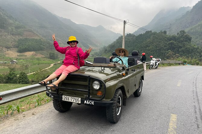 Ha Giang Army Open Air Jeep 4 Days 3 Night - Pickup and Transportation