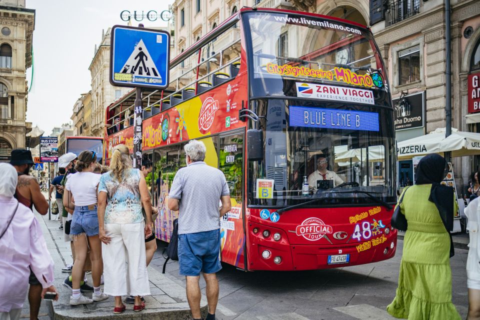 Milan: 24, 48, or 72-Hour Hop-On Hop-Off Bus Ticket - Bus Routes and Stops